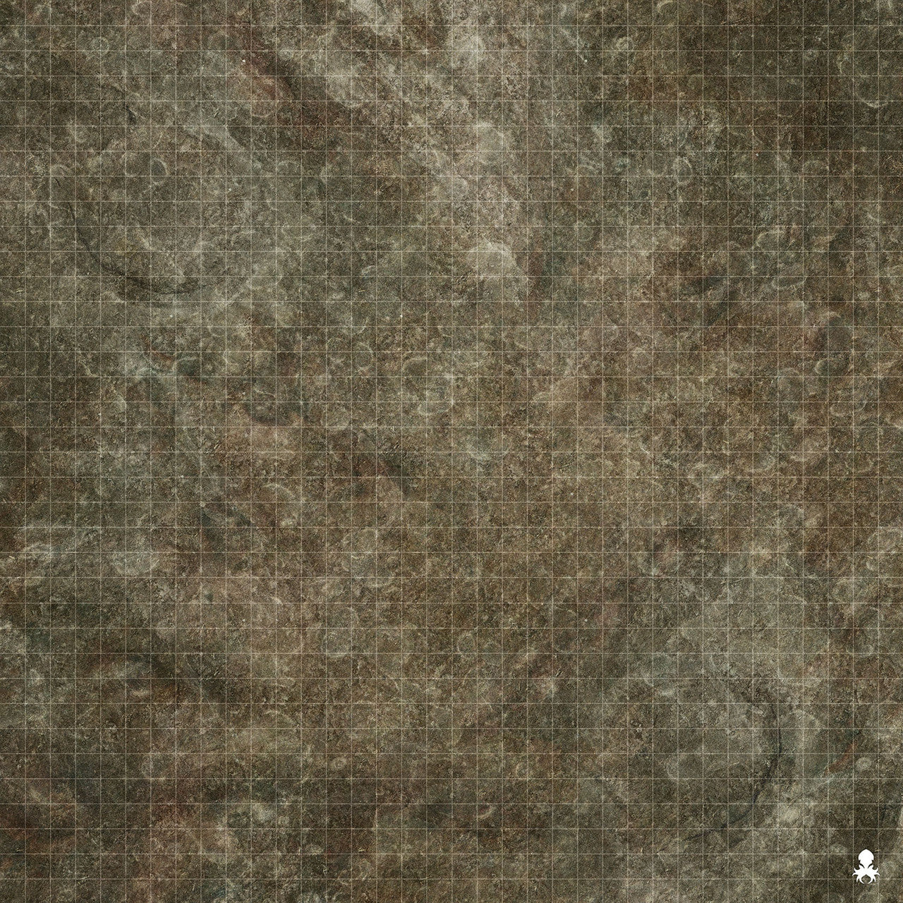 Kraken Dice RPG Encounter Map Quick Mat- Wasteland Theme 36"x36"